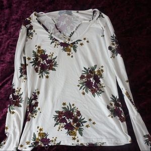 Soft flowered long sleeve